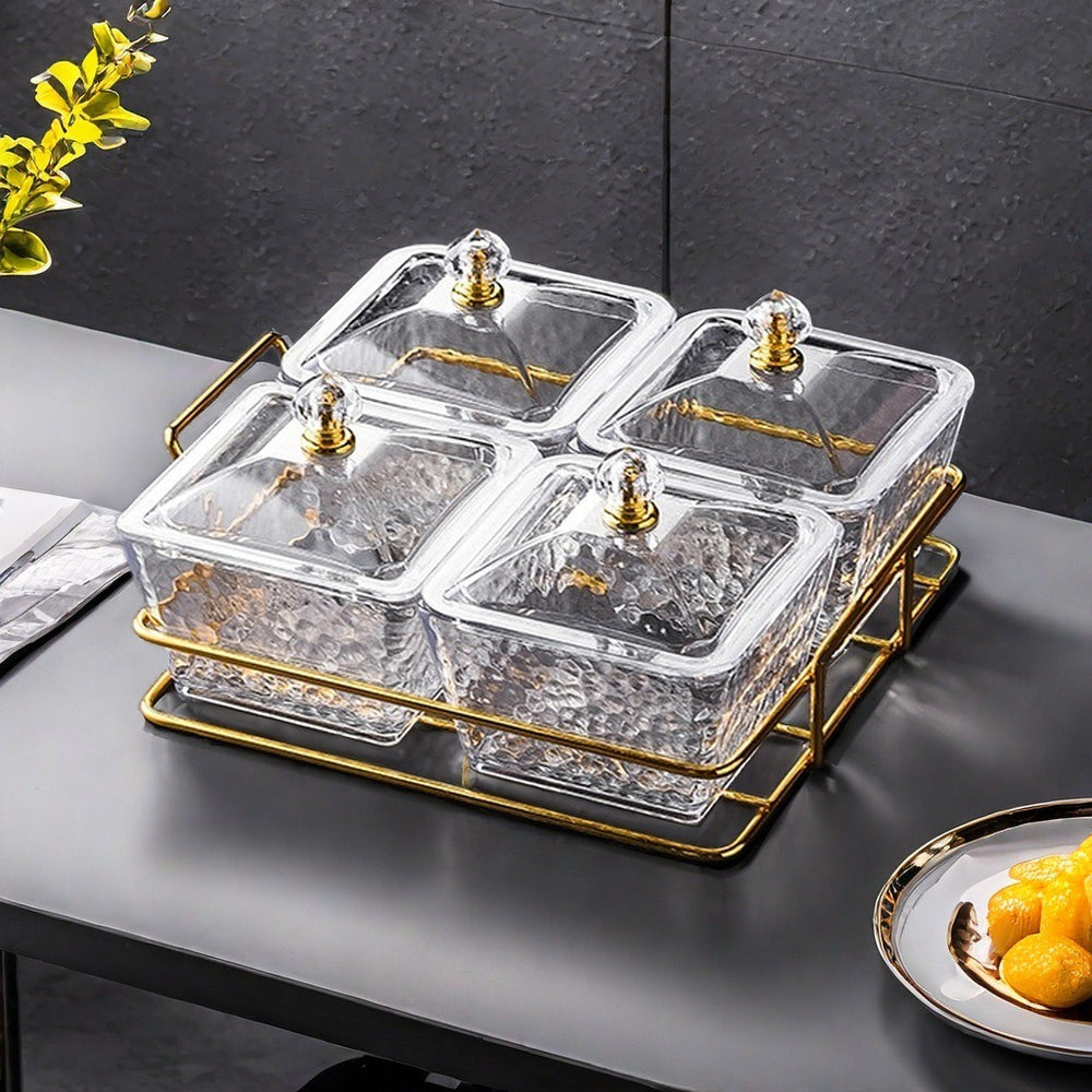 Nordic light luxury plastic beauty salon fruit snack plate snack tea snack sugar ktv dried fruit plate high appearance storage