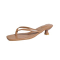 Women's fashion flip-flops for export (us/eu): 2026 summer new arrivals - fairycore square toe stiletto heel sandals
