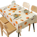Waterproof and oil-proof pvc tablecloth, easy to clean, heat-resistant, soft glass dining table mat, light luxury high-end coffee table pad, tabletop cloth