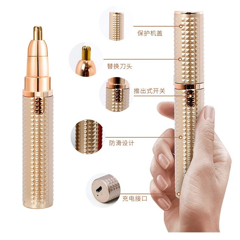 Electric eyebrow trimmer, eyebrow trimmer, eyebrow pencil, eyebrow trimmer, eyebrow scraper, hair removal shaver, nose hair trimmer, hair removal