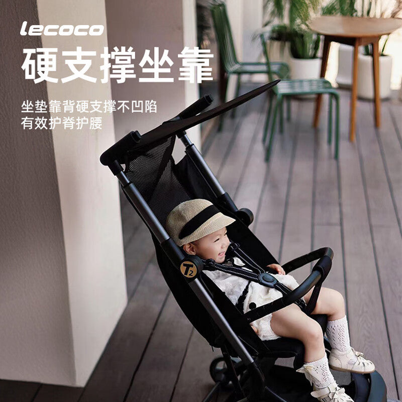 Leka pocket car T2max four-wheel baby stroller, light and foldable, can board, can sit and lie down, walk the baby artifact