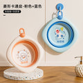 New arrivalkids cartoon foldable washbasin newborn baby essential foot washing butt special vertical material small basin