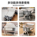 Baby crib - portable, foldable, multi-functional bassinet - newborn & toddler convertible bed