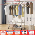 Single and parallel bar clothes hanger - 2.0m telescopic (double pole double layer)