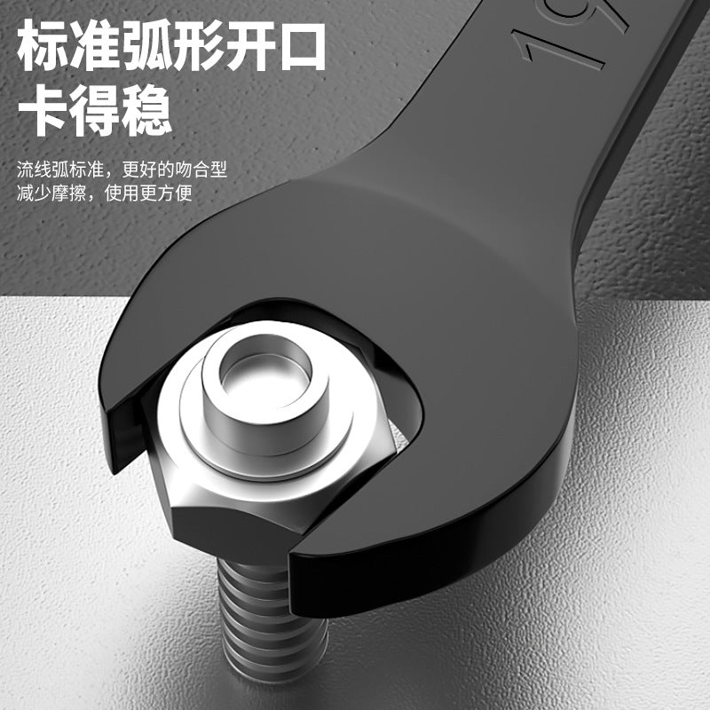 Baolian quick-release ratchet wrench set - industrial grade, automatic, bi-directional, open-end, labor-saving tool kit
