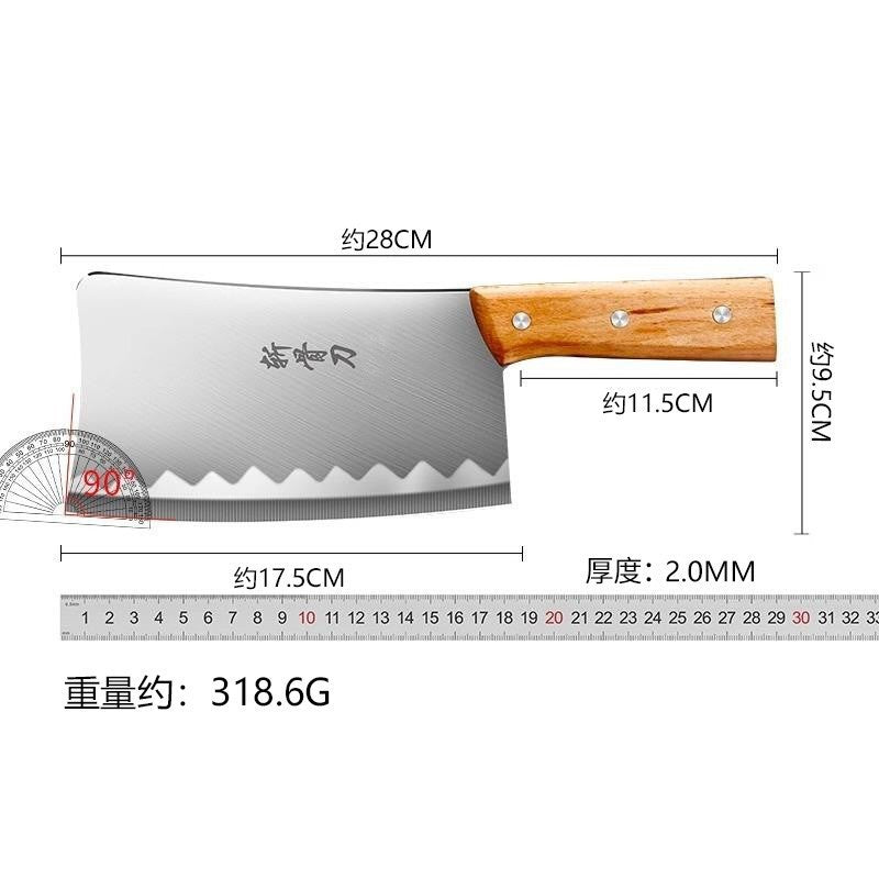 Bearing steel hand-forged for home kitchen knife barbecue shop special bone chopping knife kitchen meat cutting knife