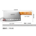Bearing steel hand-forged for home kitchen knife barbecue shop special bone chopping knife kitchen meat cutting knife