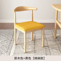 For homenordic desk chair modern casual restaurant chair iron horn chair dining table chair backrest stool