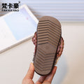 Vancahao kids' lace-up leather shoes,  autumn new collection, korean style girls' fashion soft sole bow princess shoes