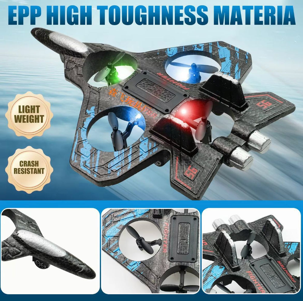 authentic remote control aircraft stunt quadcopter drone combat aircraft toy gravity remote control foam airplane