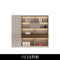 Office minimalist modern file cabinet wooden document financial records small cabinet low cabinet panel drawer style