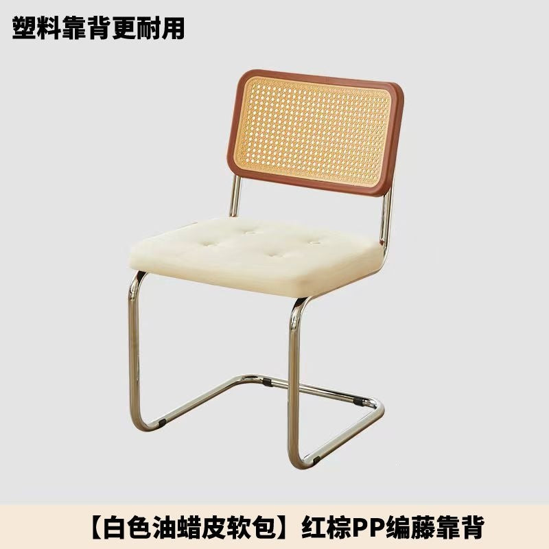 Imitation rattan soft-packed chair popular coffee shop hotel casual medieval chair casual scandinavianfor homedesigner dining chair