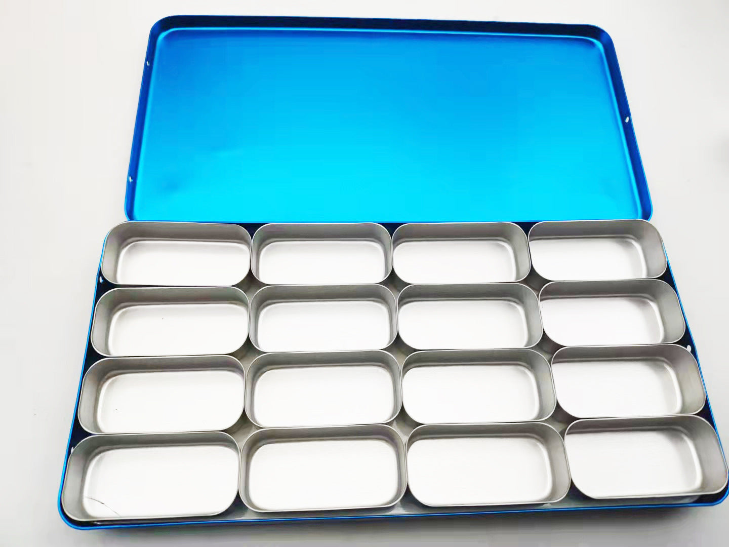Dental car needle disinfection box Hollow core Solid core soaking box Stainless steel disinfection box frame Root canal file Tooth glue tip High temperature resistance