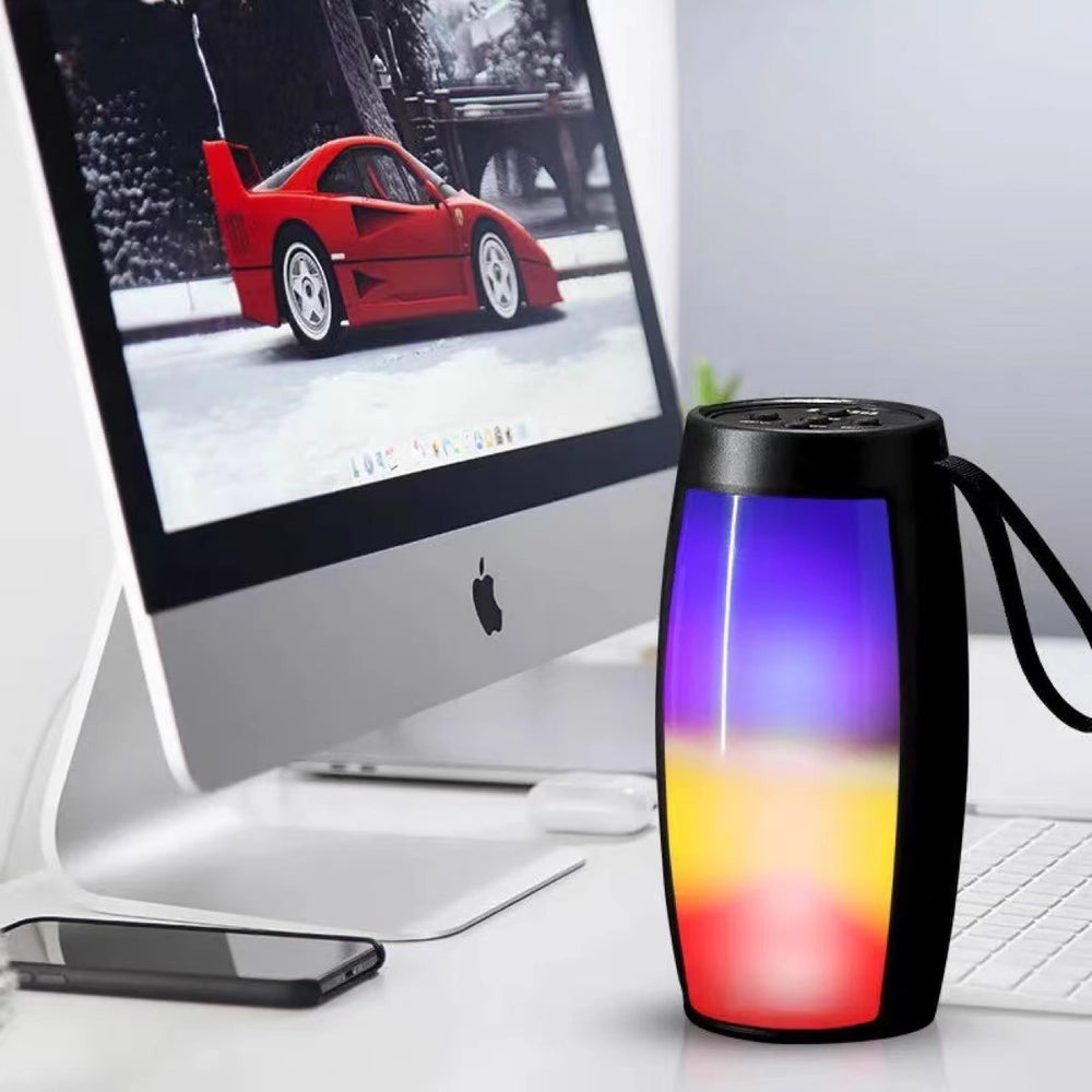 Bluetooth speaker - portable wireless mini speaker with deep bass, high-fidelity sound, and pc connectivity