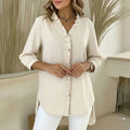 european and american export women's clothing: autumn casual fashion v-neck ruffle blouse top, new women's apparel
