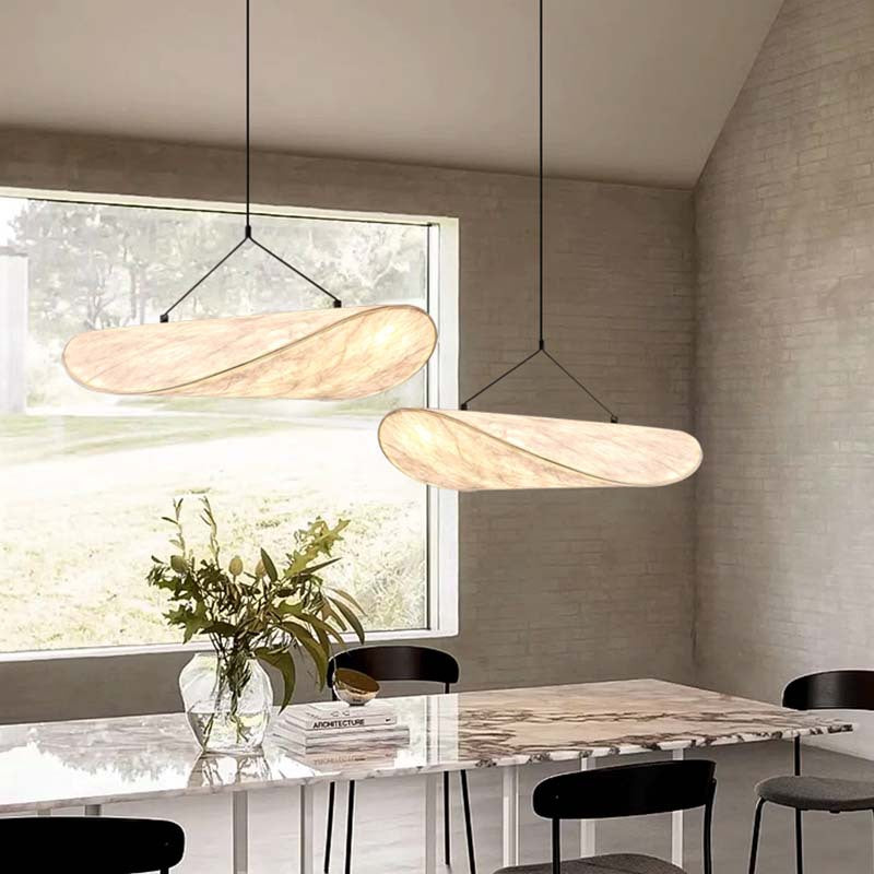 Wabi Silent Wind Silk Chandelier Living Room Hall Advanced Ambient Light Creative Simple Bedroom Bedside Stair Lighting