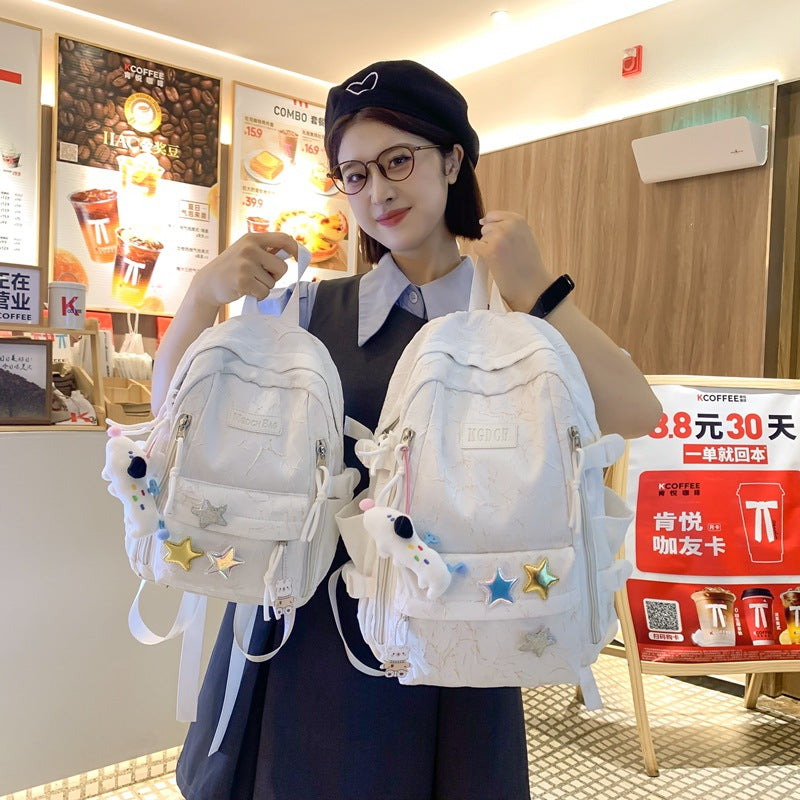 College style small schoolbag Japanese ins cute small fresh niche mini backpack Mori girl student backpack