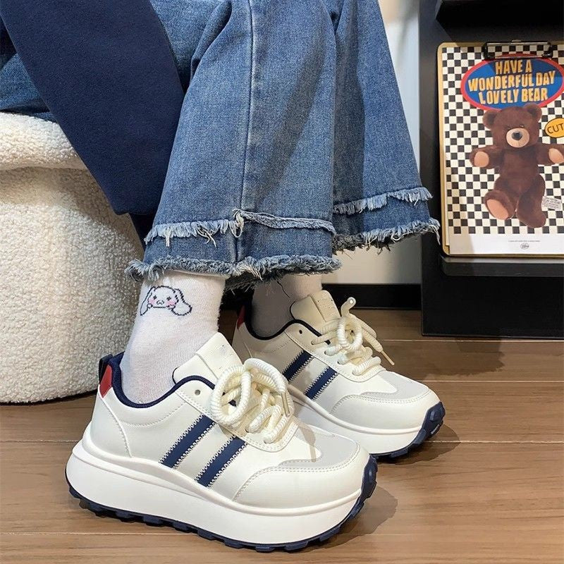 Lightweight women's sneakers - slimming design, "forrest gump" style,  spring new arrival, popular soft sole, versatile dad shoes