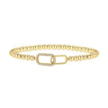 best-selling new product concentric knot wave gold beads beaded bracelet geometric square ring heart fashion bracelet