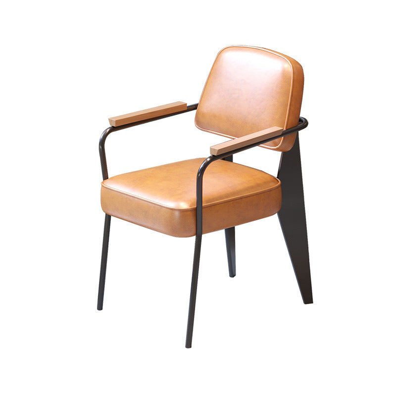 American restaurant Solid wood rock slab table and chair combination Cafe Dessert shop Western restaurant Retro long table Bistro square table