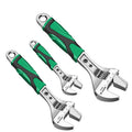 Adjustable wrench tool set - universal adjustable wrench for bathroom, multi-function adjustable wrench, large opening genuine pipe wrench