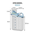 Sealed measuring cup blue (ps) 2800ml (24/box)
