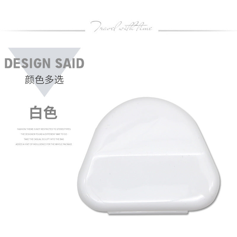 Dental triangle tooth box Orthodontic retainer Storage box Denture denture box Plastic tooth box Tooth tray box Wholesale