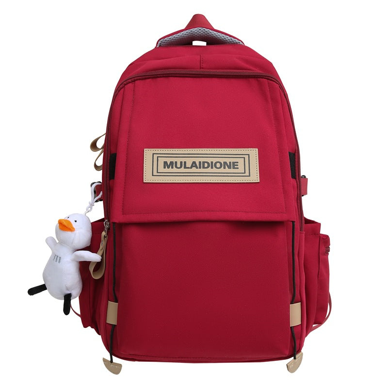New large-capacity backpack, male and female college students with the same schoolbag, junior high school high school students travel business computer backpack
