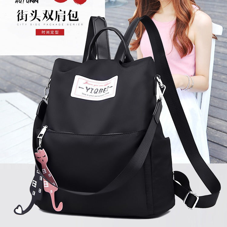 Oxford cloth anti-theft backpack 2024 new Korean version versatile large-capacity backpack fashion leisure travel backpack