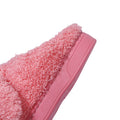 Home cotton slippers indoor winter heel cover couple cute cartoon women's heattechfleece-lined flats slippers fall and winter
