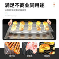 Stainless steel footed cooling net, flat barbecue net, oven net rack, bread baking water filter rack, oil drain net 60x40cm