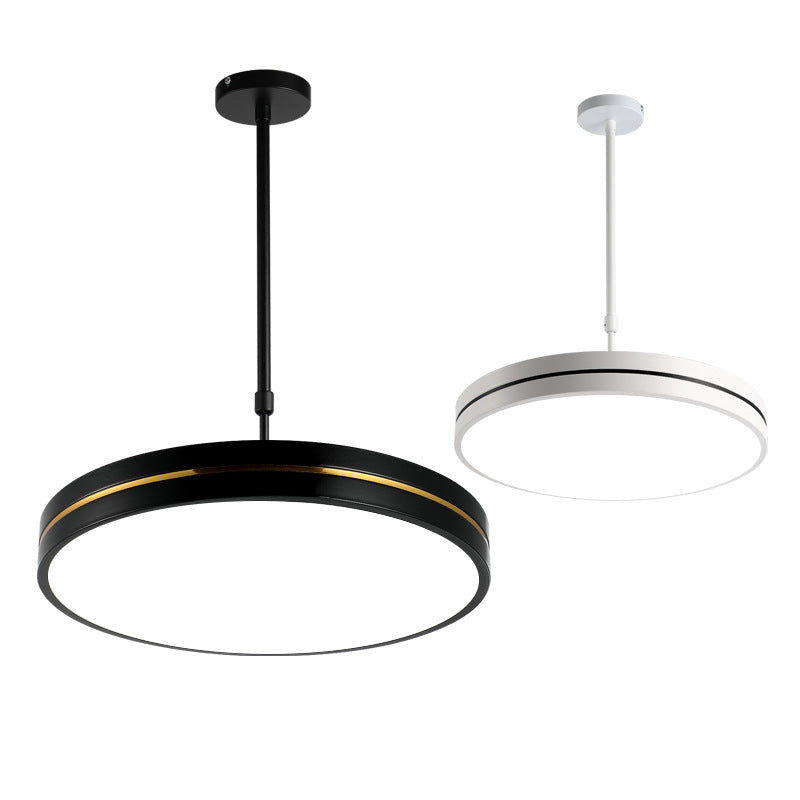 LED round lighting super bright beauty barber shop bedroom chess room simple room Chinese restaurant lamp chandelier