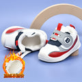 Toddler shoes for baby boys 0-1-3 years old, autumn/winter infant shoes for baby girls, soft sole children's shoes, fleece-lined and thickened cotton shoes