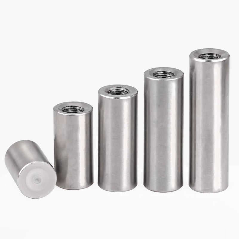 304 stainless steel single head internal thread cylindrical pin GB120 inner tooth perforated support column connecting rod guide column M4M6M8