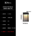 Outdoor solar wall light - modern minimalist style, waterproof, for villa gate, garden exterior, and courtyard lighting