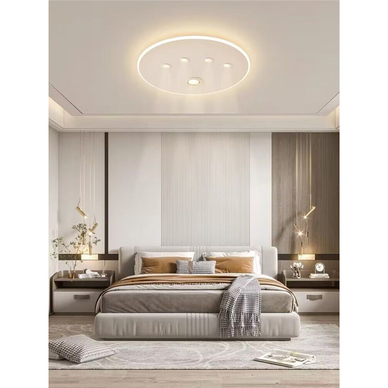Stylish ceiling lamp without main lamp bedroom lamp casual modern living room lamp study light luxury lamp ultra-thin surface-mounted spotlight