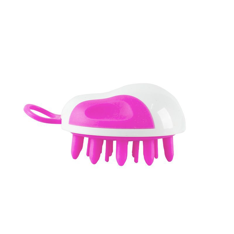 Clean Shampoo Brush Hair Salon Massage Scalp Home Bath Portable Soft Silicone Shampoo Brush