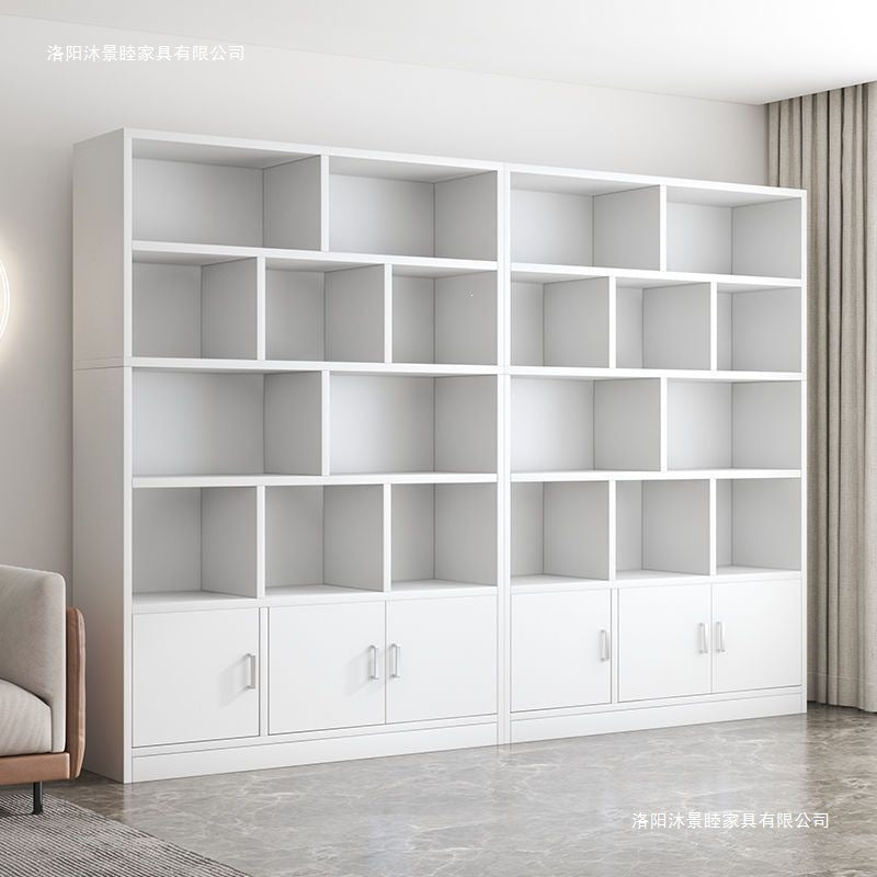 Bookshelf floor-standing storage rack living room for home wall-mounted storage cabinet storage cabinet office filing cabinet simple bookcase