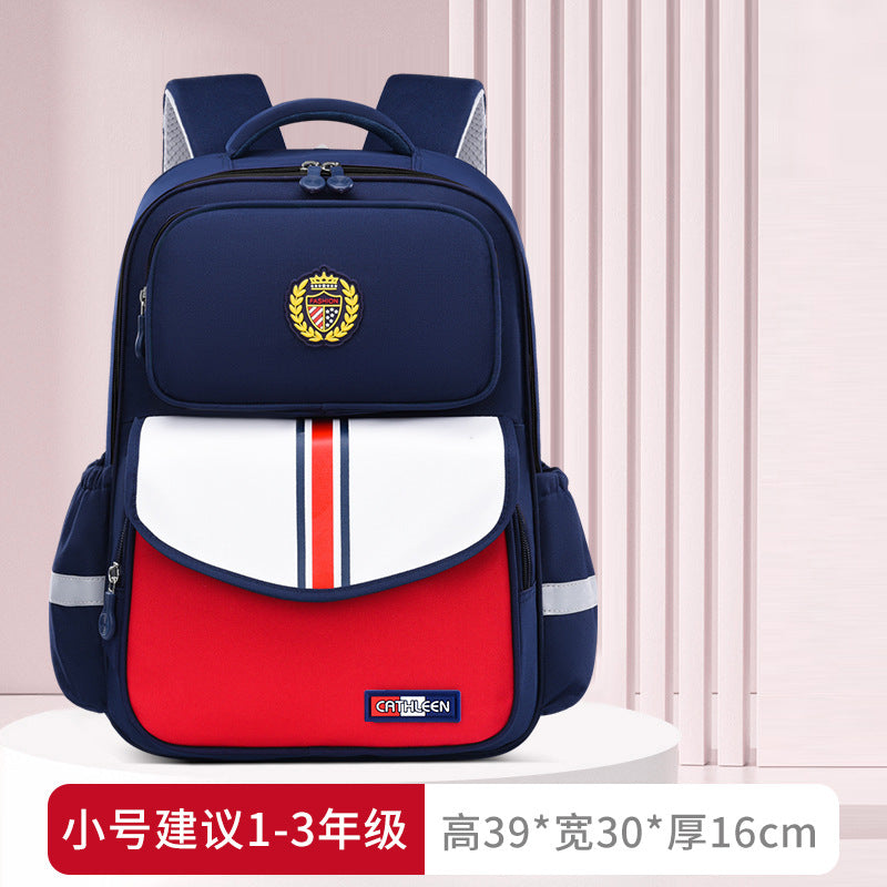 New primary school schoolbags for children in grades 3-6 to reduce the burden and wear-resistant Shaodong students  wholesale, light and cute