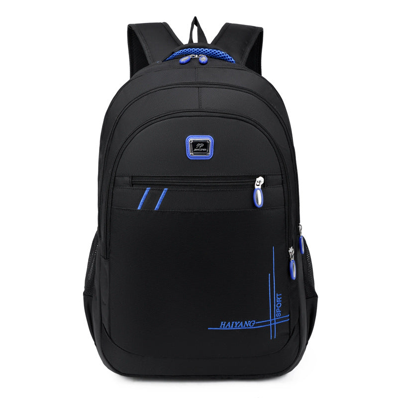Cross-border men's large-capacity backpack business computer backpack high school student schoolbag travel backpack premium sense