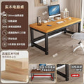Solid wood computer desk - desktop, bedroom, home, small desk, student writing desk, double gaming desk, office desk