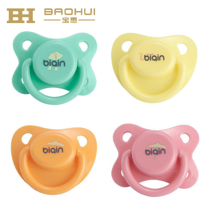 Bijin new heart-shaped pacifier soft liquid silicone pacifier 0-6 months sleeping pacifier