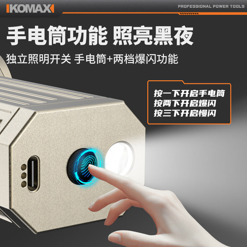 Violent fan industrial brushless hair dryer turbine duct strong storm fan lithium battery car dust collector water blower