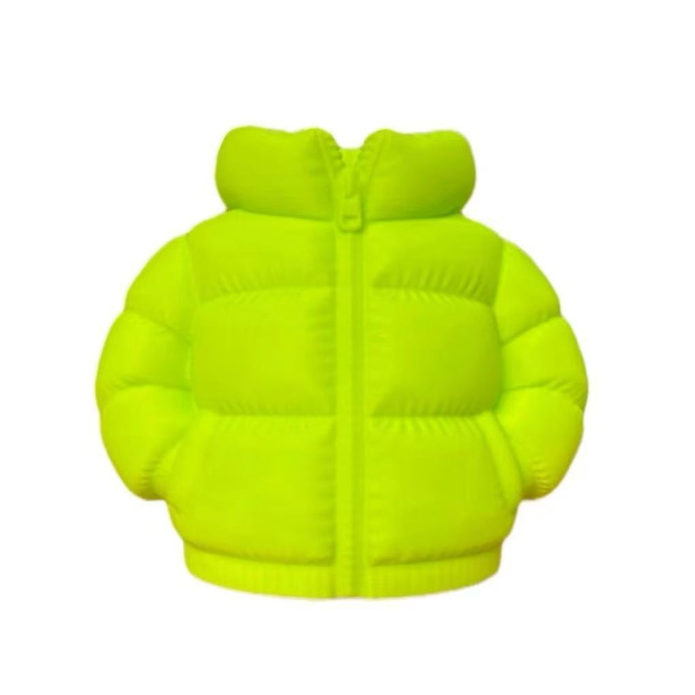 Influencer-approved 3d printed down jacket pen holder - creative desk organizer, home decor, toy, gift - new trendy design d1