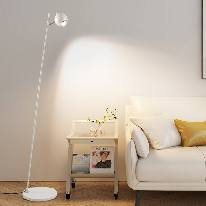 Floor lamp living room sofa corner background wall accessible luxury designer stylish bedroom study bedside moon reading vertical lamp