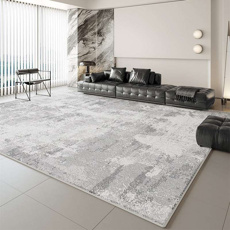 Living room carpet gray photo studio sofa coffee table floor mat thickened sound insulation accessible luxuryfor home bedroom bedside blanket export