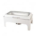 Hydraulic stainless steel buffet warmer - 9l white buffet stove - wedding & restaurant heater - in stock