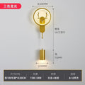 New arrival wall lamp deer head normcoreaccessible luxury modern pastoral style grids starry sky spotlight background wall master bedroom pair