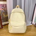 Japanese-inspired, effortlessly chic backpack. new, sweet, solid-color design for elementary school students. a fresh, versatile, lightweight backpack perfect for school
