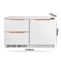 Meiling 228l horizontal refrigerator - commercial/residential, two-door, air-cooled, inverter, computer-controlled temperature, built-in low-profile refrigerator
